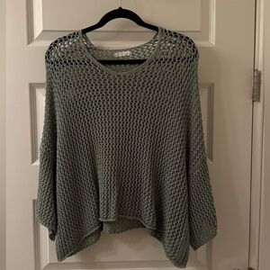 Milio Milano Drop Shoulder Italian Crochet Sweater - Women’s O/S